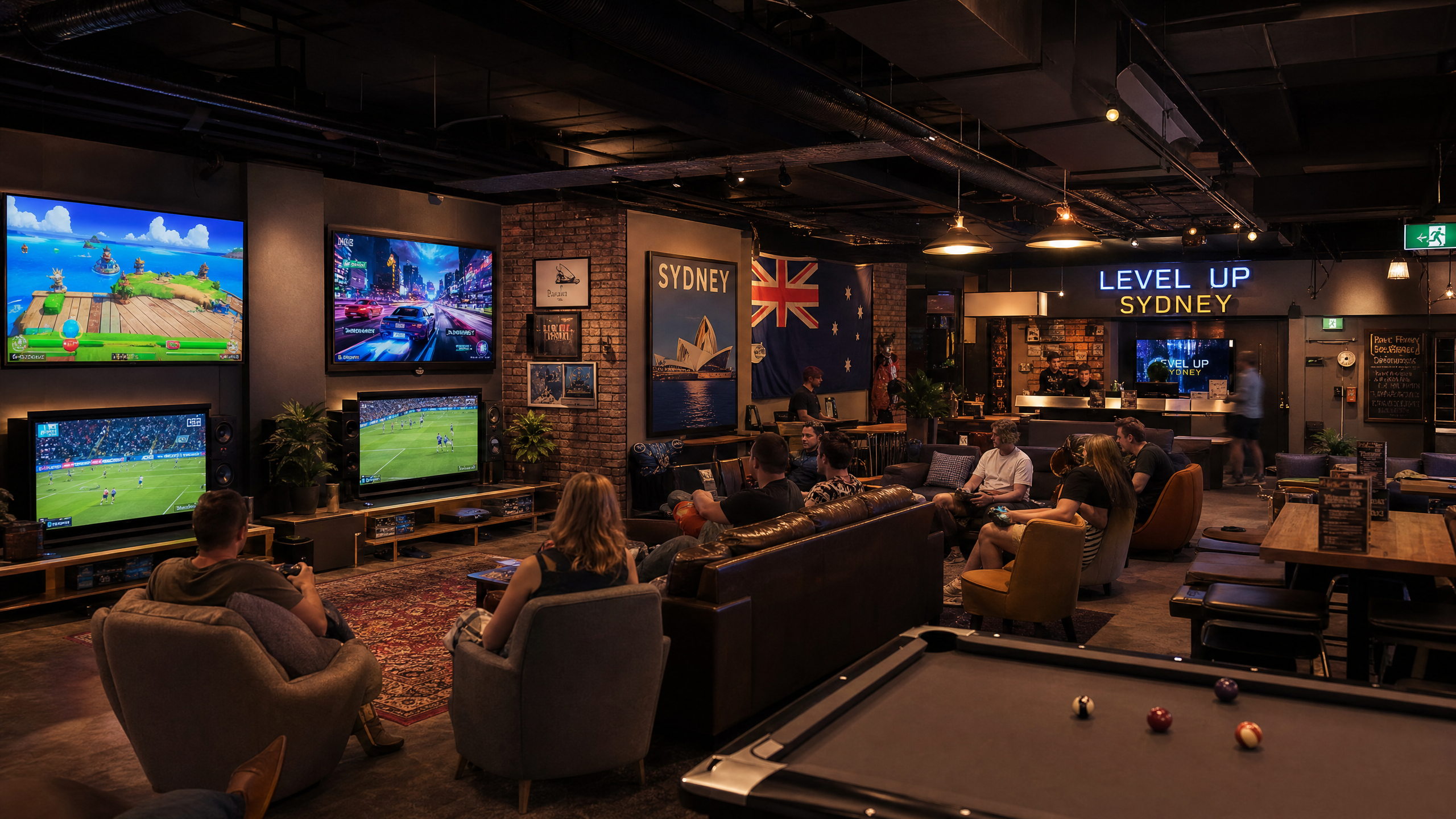 VectorRealm social gaming lounge in Australia
