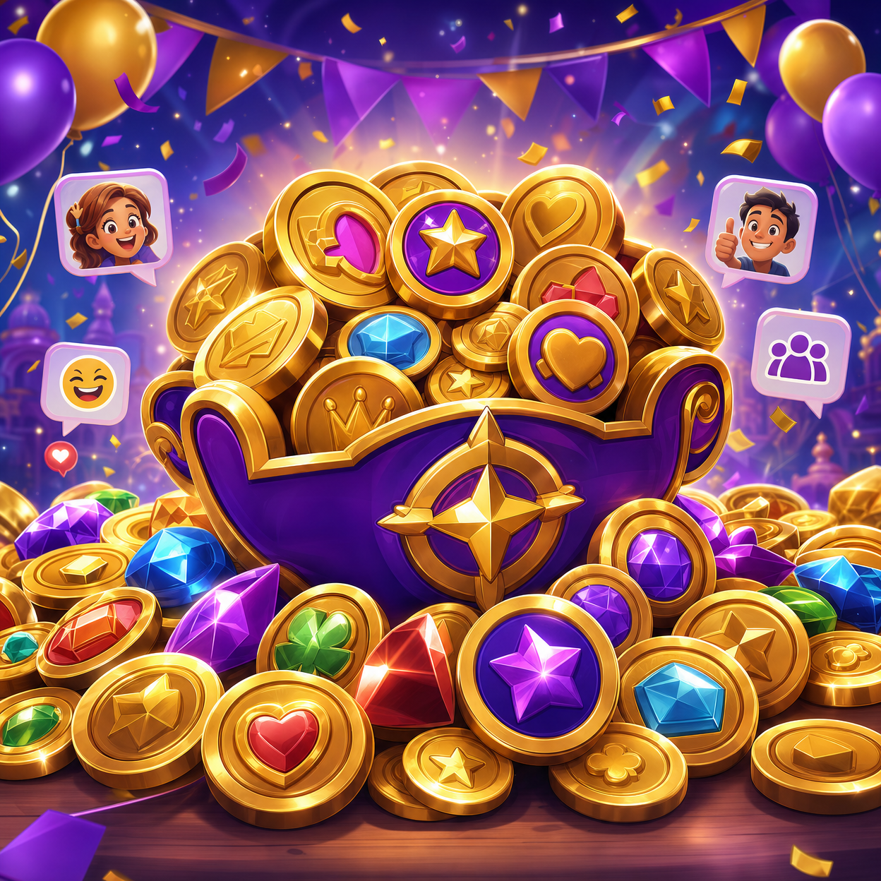 Coin Hunt social game