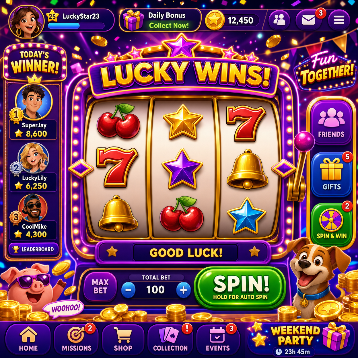 Lucky Slots social game